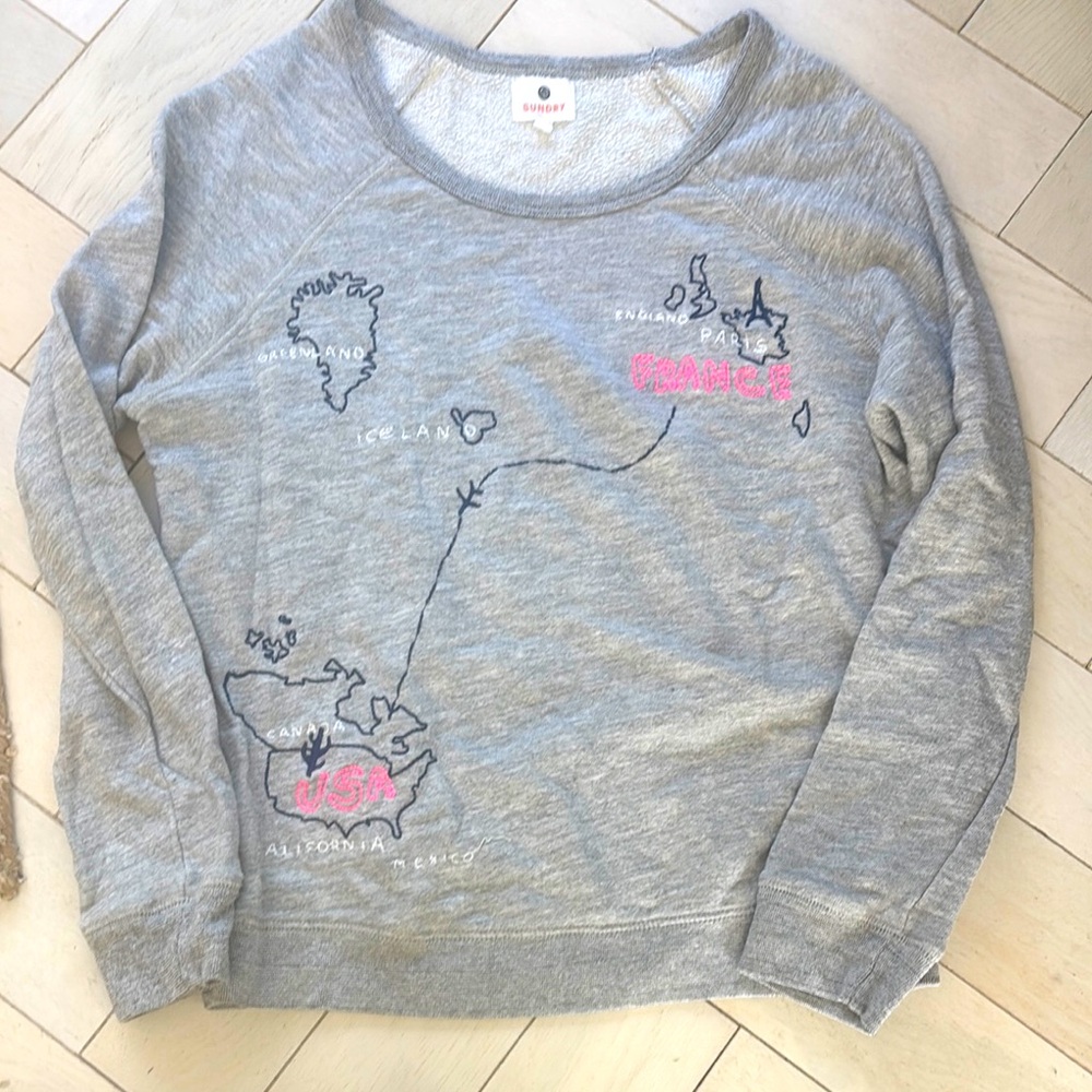 Sundry France to USA sweatshirt